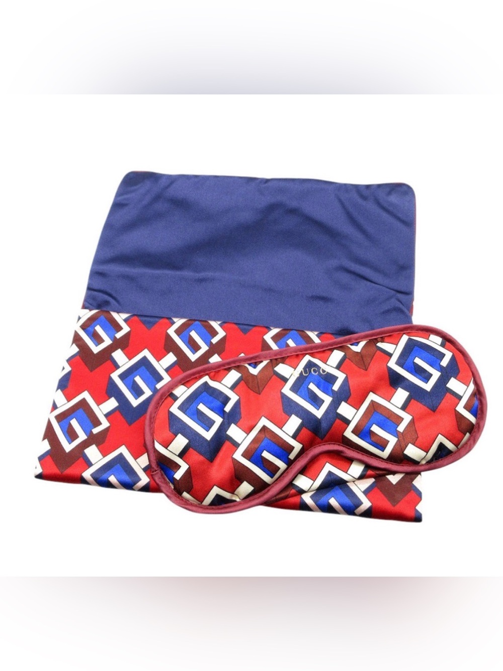 GUCCI GEOMETRIC G PRINT SLEEP MASK